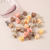 Wholesale Plastic And Resin Handmade Women's Hair Claw Clips With Cat's Eye And Flower Design