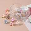 Wholesale Plastic And Resin Handmade Women's Hair Claw Clips With Cat's Eye And Flower Design