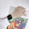 Wholesale Plastic And Silicone Square Led Electronic Digital Display Leisure Sports Watches For Students