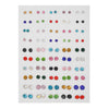 Wholesale Plastic Geometric Rhinestone Earrings With Electroplating Treatment For Women