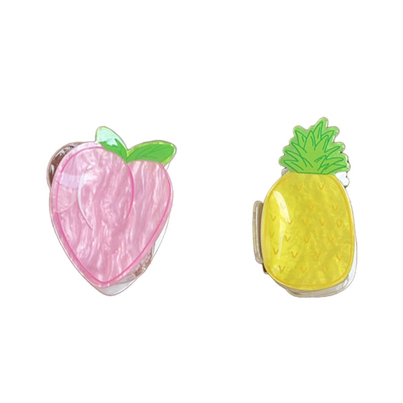 Wholesale Plastic Handmade Fruit Shape Cute Hair Clip For Women