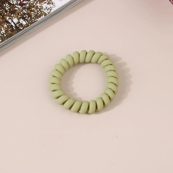 Wholesale Plastic Handmade High Elasticity Geometric Female Hair Ring Headwear