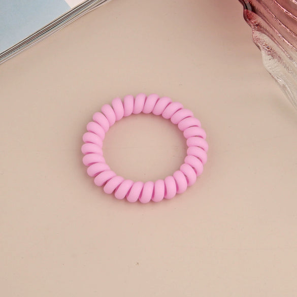 Wholesale Plastic Handmade High Elasticity Geometric Female Hair Ring Headwear