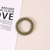 Wholesale Plastic Handmade High Elasticity Geometric Female Hair Ring Headwear