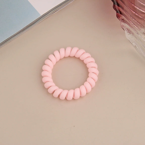 Wholesale Plastic Handmade High Elasticity Geometric Female Hair Ring Headwear