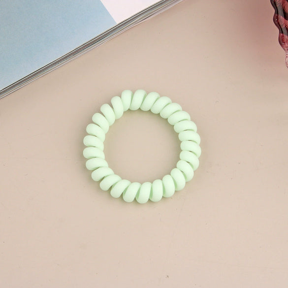 Wholesale Plastic Handmade High Elasticity Geometric Female Hair Ring Headwear