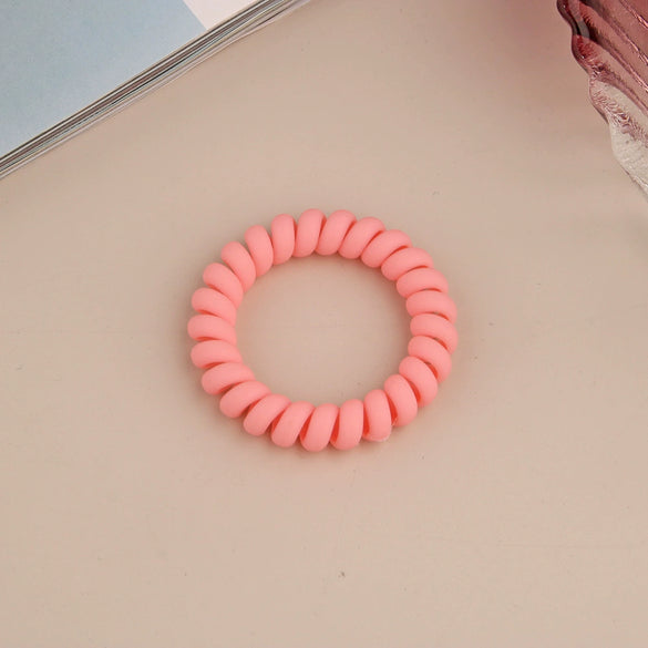 Wholesale Plastic Handmade High Elasticity Geometric Female Hair Ring Headwear
