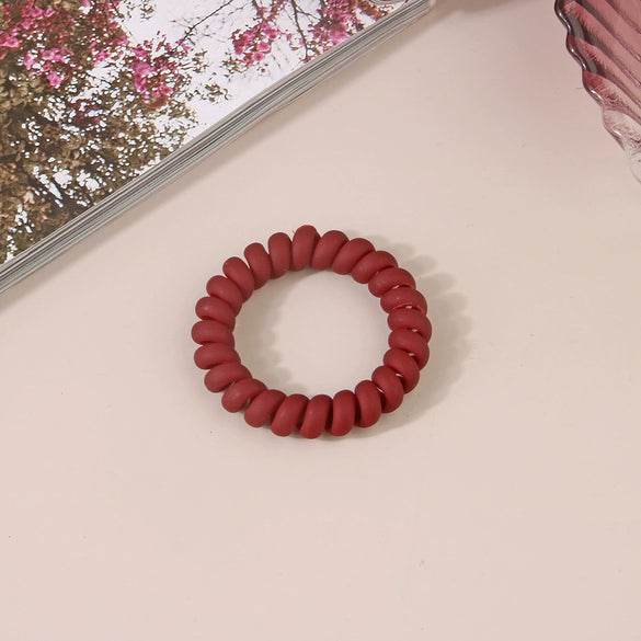 Wholesale Plastic Handmade High Elasticity Geometric Female Hair Ring Headwear