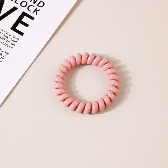 Wholesale Plastic Handmade High Elasticity Geometric Female Hair Ring Headwear