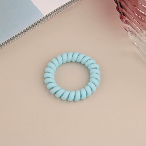 Wholesale Plastic Handmade High Elasticity Geometric Female Hair Ring Headwear