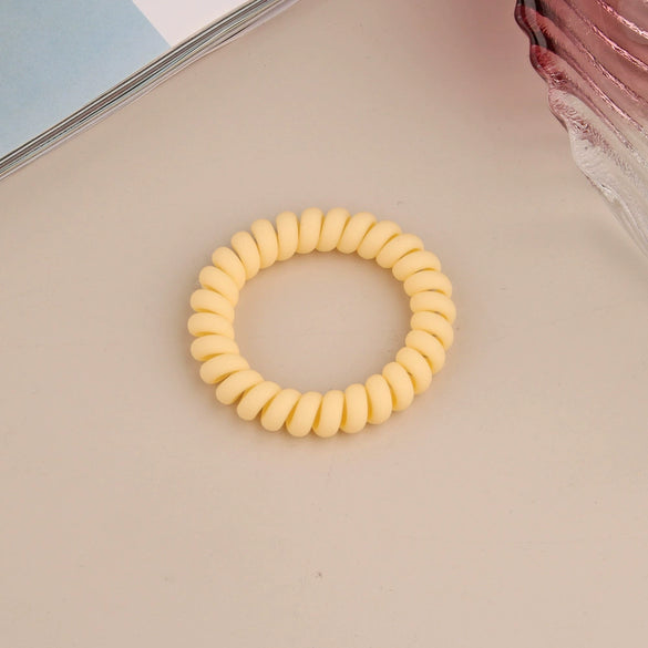 Wholesale Plastic Handmade High Elasticity Geometric Female Hair Ring Headwear