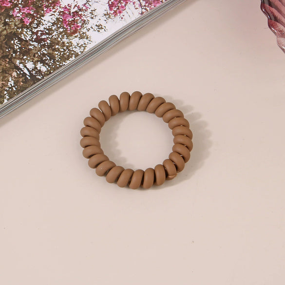 Wholesale Plastic Handmade High Elasticity Geometric Female Hair Ring Headwear