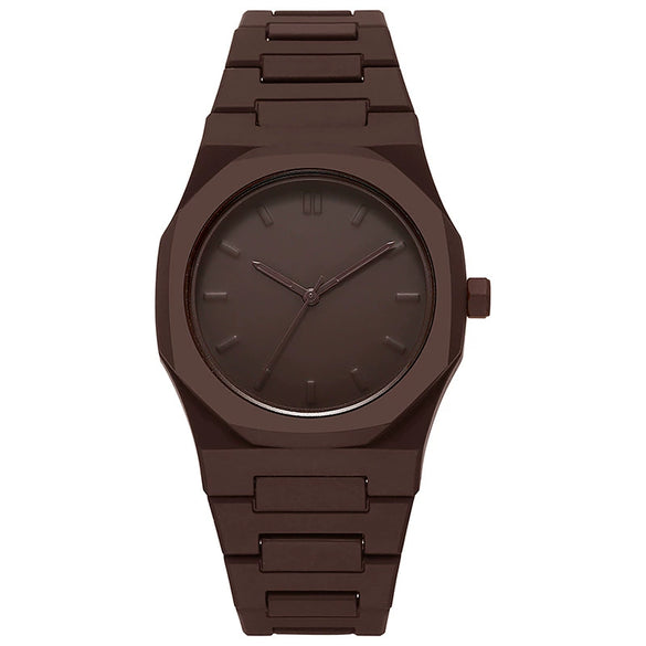 Wholesale Plastic Men's And Women's Quartz Watches With Round Dial And Stainless Steel Buckle For Exercise Style
