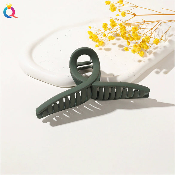 Wholesale Plastic Minimalist Geometric Handmade Women's Shark Hair Clip