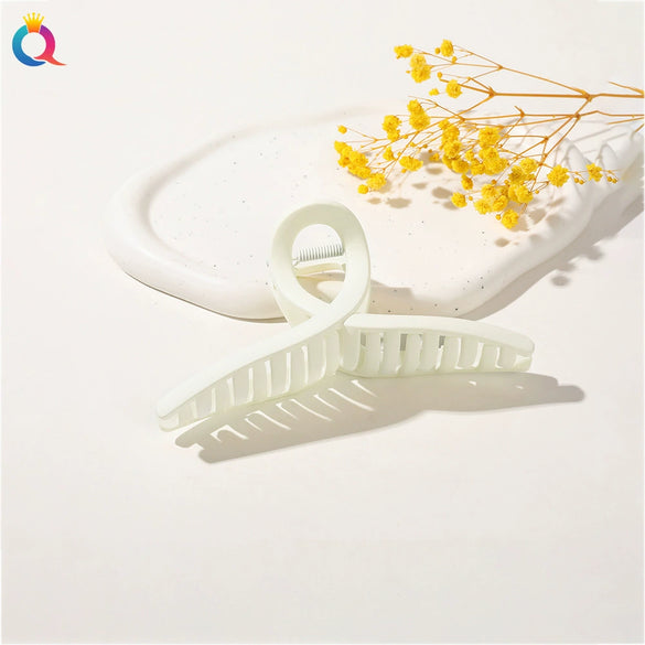 Wholesale Plastic Minimalist Geometric Handmade Women's Shark Hair Clip