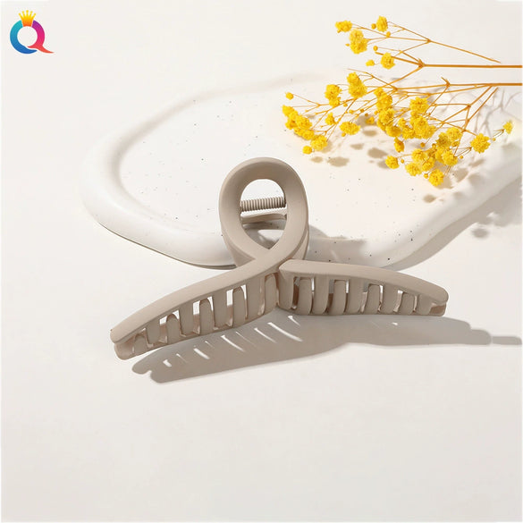 Wholesale Plastic Minimalist Geometric Handmade Women's Shark Hair Clip