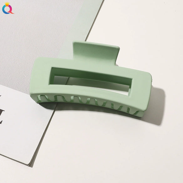 Wholesale Plastic Minimalist Geometric Handmade Women's Shark Hair Clip