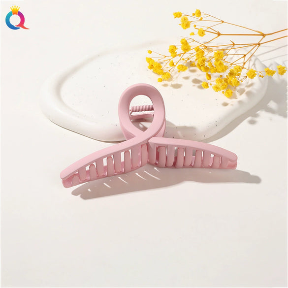 Wholesale Plastic Minimalist Geometric Handmade Women's Shark Hair Clip