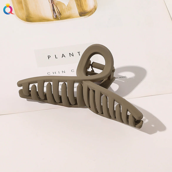 Wholesale Plastic Minimalist Geometric Handmade Women's Shark Hair Clip