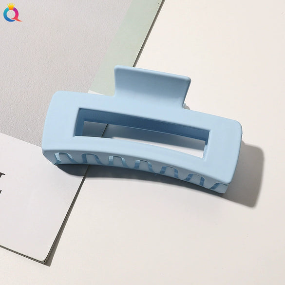 Wholesale Plastic Minimalist Geometric Handmade Women's Shark Hair Clip