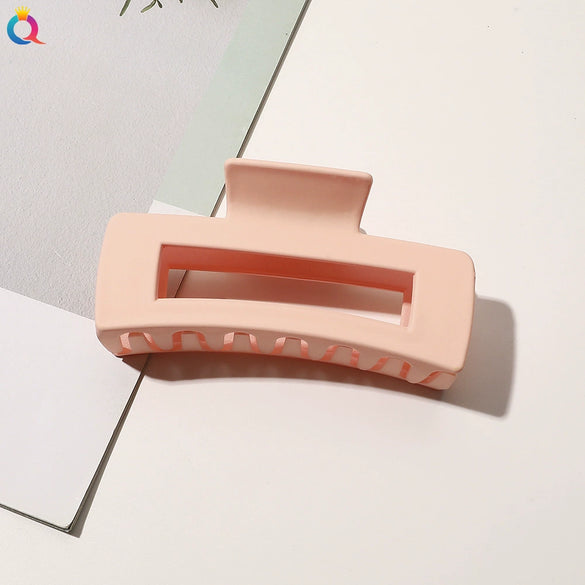 Wholesale Plastic Minimalist Geometric Handmade Women's Shark Hair Clip