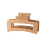 Wholesale Plastic Rectangular Claw Hair Clip For Women Fashion Ol Style With Baking Paint Treatment