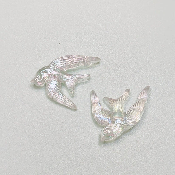 Wholesale Plastic Resin Acrylic Earrings Pendant With Daisy Patch Swallow And Irregular Square Shapes