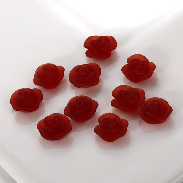 Wholesale Plastic Resin Dripping Glue Flower Shaped Diy Earrings And Hair Accessories Material