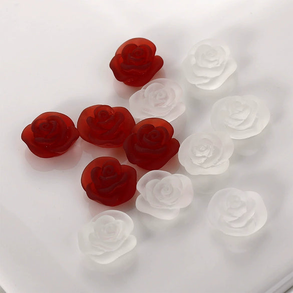 Wholesale Plastic Resin Dripping Glue Flower Shaped Diy Earrings And Hair Accessories Material