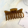 Wholesale Plastic Resin Geometric Fashion Ol Style Baking Paint Shark Clip Hair Headwear For Women