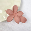 Wholesale Plastic Resin Hair Disc Flower Duckbill Clip Grab Clip Hairpin Women's Highend Headwear With Geometric Plant Flowers Style And Polishing Treatment