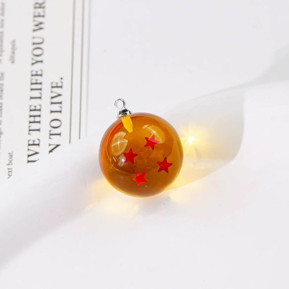 Wholesale Plastic Resin Handmade Diy Round Beads Starry Sky Mountain Pendant Bracelet Necklace Accessories With Epoxy Treatment