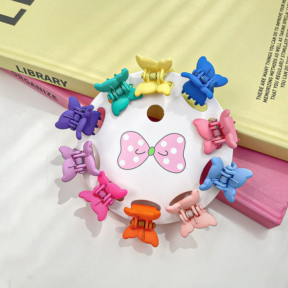Wholesale Plastic Resin Handmade Mini Grab Dopamine Candycolored Hair Clips For Girls