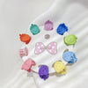 Wholesale Plastic Resin Handmade Mini Grab Dopamine Candycolored Hair Clips For Girls