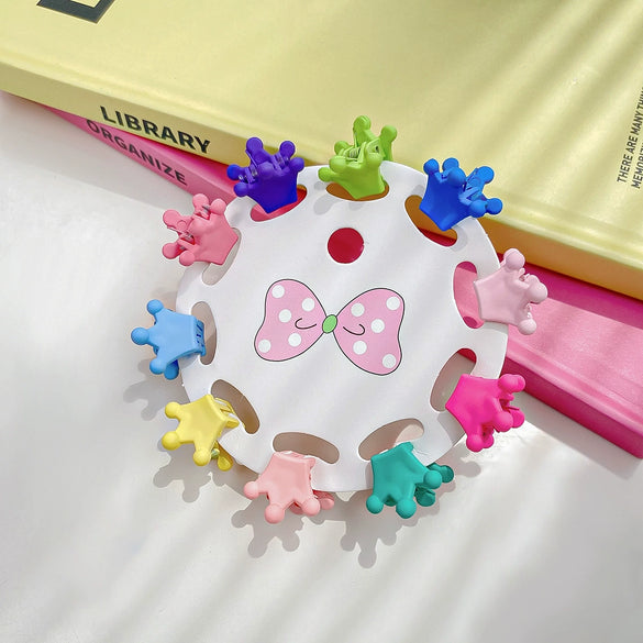 Wholesale Plastic Resin Handmade Mini Grab Dopamine Candycolored Hair Clips For Girls