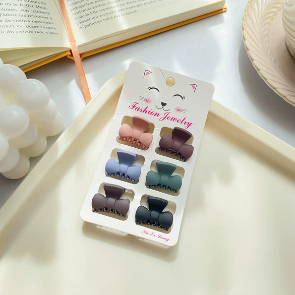 Wholesale Plastic Resin Handmade Simple Geometric Women's Hair Accessories Grab Clip