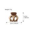 Wholesale Plastic Resin Light Luxury Geometric Handmade Women's Pumpkin High Horsetail Top Clip Hair Accessories