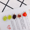 Wholesale Plastic Resin Mini Fruit Shape Pendant Jewelry Accessories