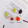Wholesale Plastic Resin Mini Fruit Shape Pendant Jewelry Accessories