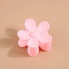 Wholesale Plastic Resin Petal Flower Hair Clips For Women Fashion Ol Style With Baking Paint Treatment
