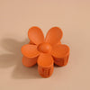Wholesale Plastic Resin Petal Flower Hair Clips For Women Fashion Ol Style With Baking Paint Treatment