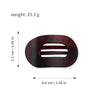 Wholesale Plastic Resin Simple Geometric Oval Duckbill Hair Clip With Baking Paint