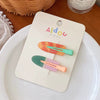 Wholesale Plastic Resin Sweet Handmade Women's Duckbill Hairpin For Front Broken Hair