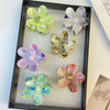 Wholesale Plastic Resin Sweet Plant Flower Handmade Hair Shark Clip
