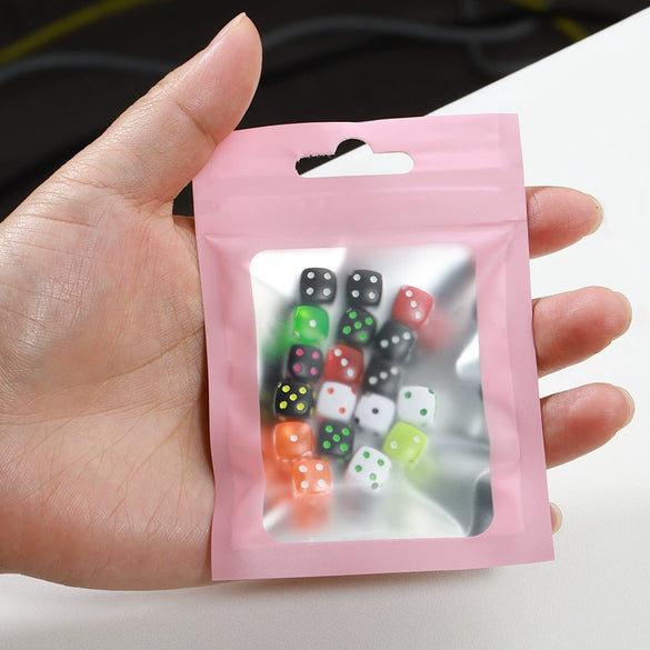 Wholesale Plastic Ziplock Bags For Jewelry Digital Electronic Products Printing Small Fresh Geometric Style Packaging