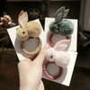 Wholesale Plush Animal Rabbit Hair Accessories Handmade For Children