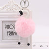Wholesale Plush Cute White Swan Fur Ball Keychain Pendant