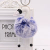Wholesale Plush Cute White Swan Fur Ball Keychain Pendant