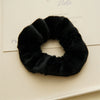Wholesale Plush Hair Accessories For Women Handmade Rabbit Fur And Fabric Hair Rings Hair Flowers