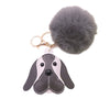 Wholesale Plush Pu Leather Cute Puppy Keychain Bag Pendant